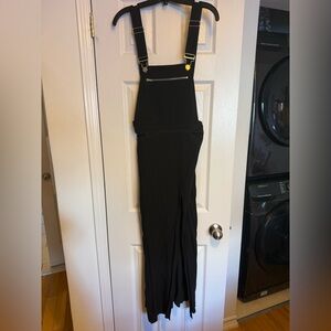 Forever 21 Black Suspender Skirt